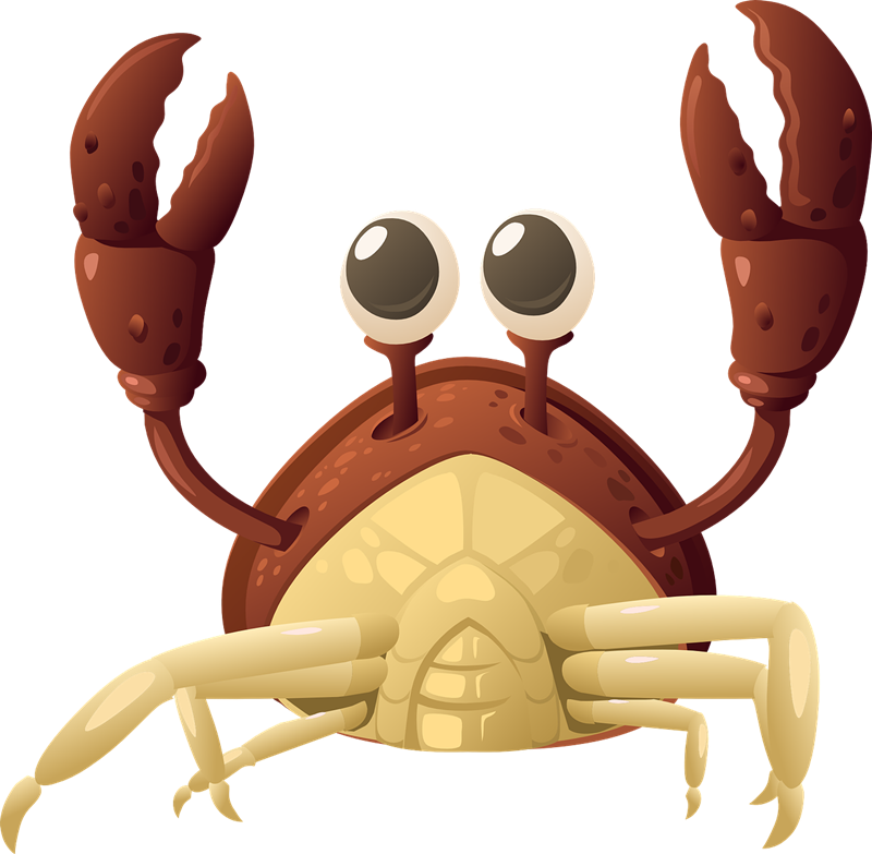 Crab Clip Art 4 Clipartwiz - Brown Crab Clipart (800x783)