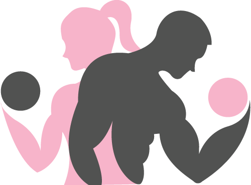 Unisex Fitness Illustration - Illustration (500x369)