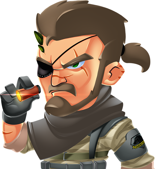Big Boss Metal Gear Solid Illustration - Big Boss Cartoon Metal Gear (534x580)