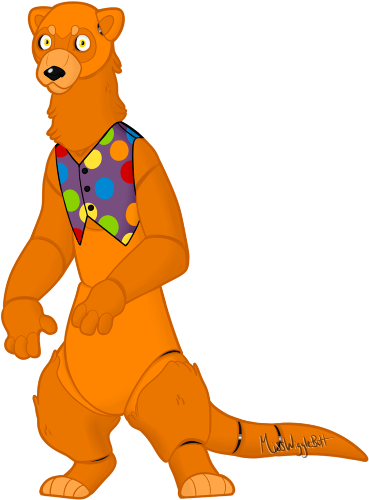 Fnaf Oc Ferris The Fancy Ferret By Misswigglebutt - Ferret Animatronic (800x999)