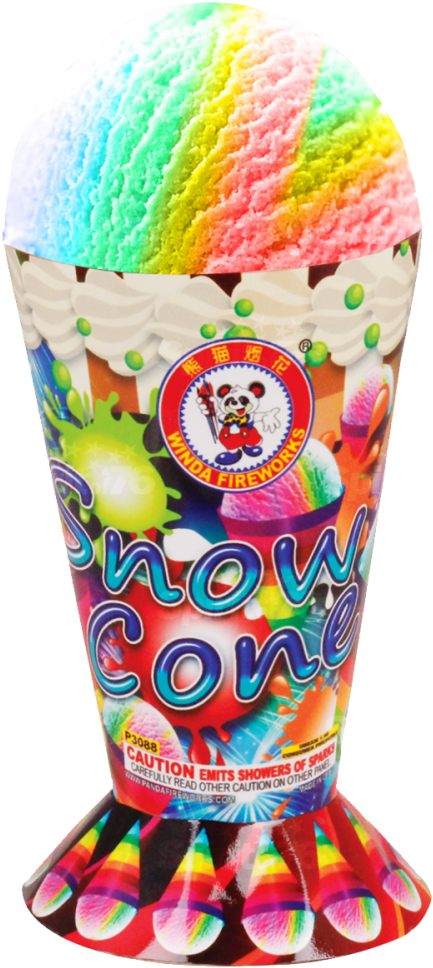 Snow Cone Winda Fireworks - Snow Cone Fountain Firework (1000x1000)