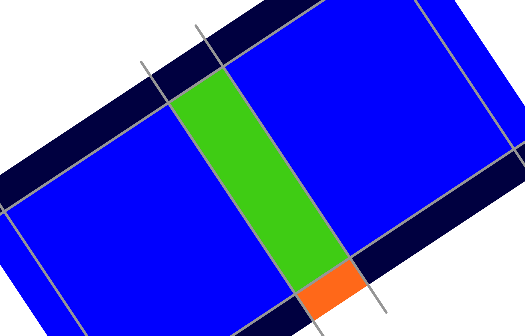 Grassy Hills Slide Template Grid Lines - Presentation Slide (1778x1140)