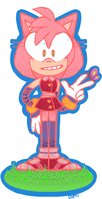 Ames' Grassy Patch By Gumiguac - Cartoon (400x683)