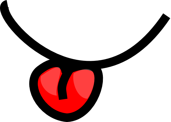 Toung Smile Clipart - Toung Smile Clipart (600x429)