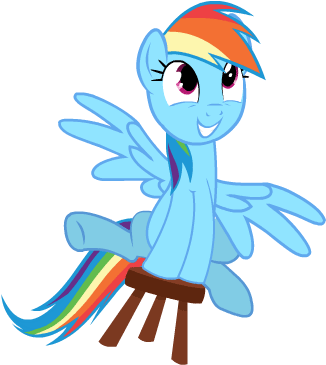 Rainbow Dash Pinkie Pie Rarity Twilight Sparkle Derpy - Rainbow Dash Dance Gif (550x400)