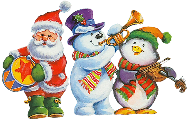Cards - Santa Claus Clip Art Animated (645x411)