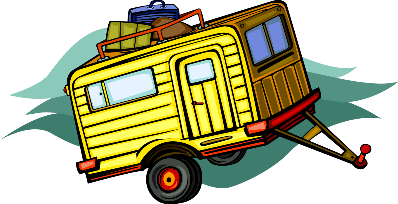 Vector Illustration Of Outdoor Recreational Activity - Vector Illustration Of Outdoor Recreational Activity (1363x700)
