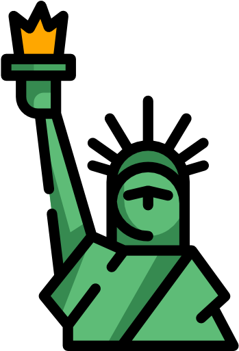 Statue Of Liberty Free Icon - New York City (512x512)