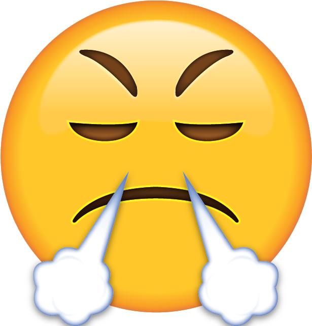 The Process Of Communication Can Be Split Into Two - Angry Emoji (640x640)