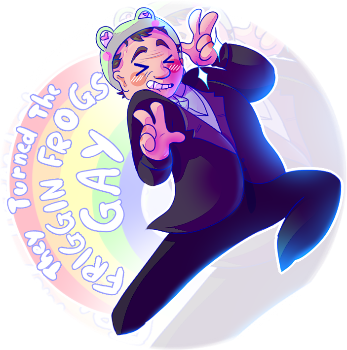 It Turned The Friggin Frogs Gay // Speedpaint// By - Art (712x720)