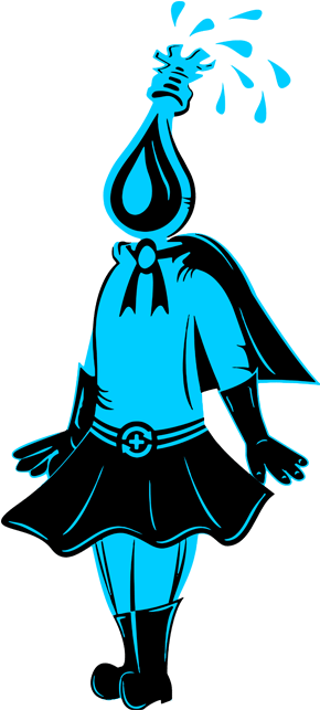 She Was Born With The Power To Turn Ground Water Into - Illustration (426x650)