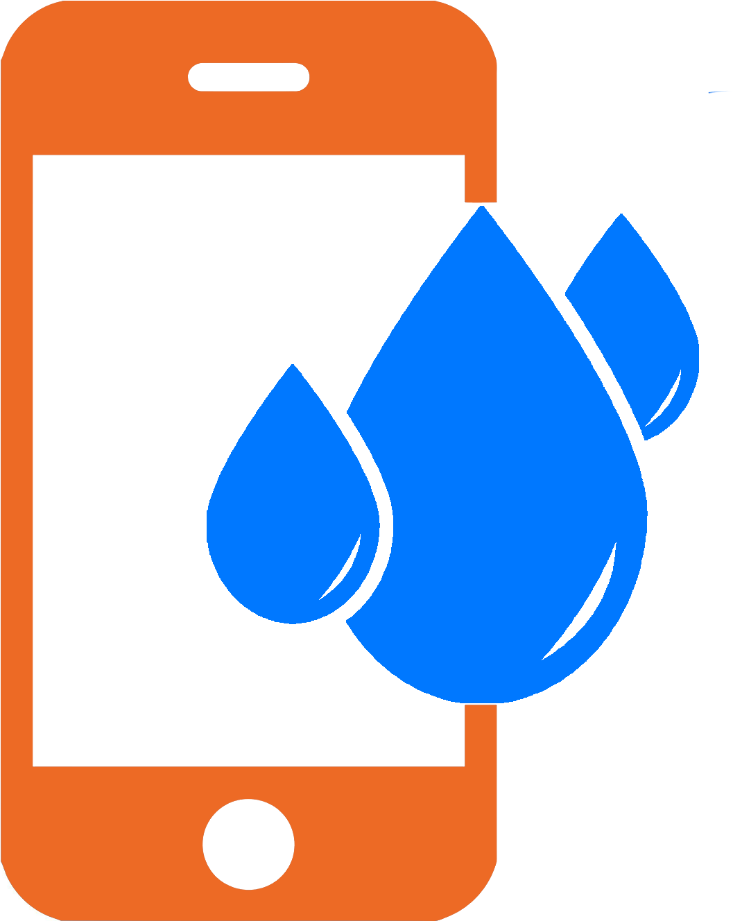 Water Damage Repair - Water Damaged Phone Logo (2100x1500)