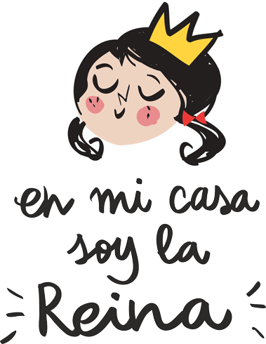 Stickers For Kids En Mi Casa Soy La Reina - Pedrita Parker 00064 - Greeting Card A6, 10.5 X 14.8 (379x490)