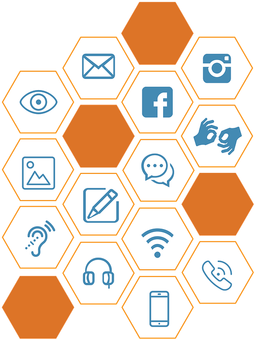 Literally, “multimodal” Means More Than One Mode - Marble Hexagon Place Cards (540x720)