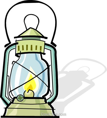Oil Lantern Royalty Free Vector Clip Art Illustration - St Bede's Catholic Primary School And Nursery (438x480)