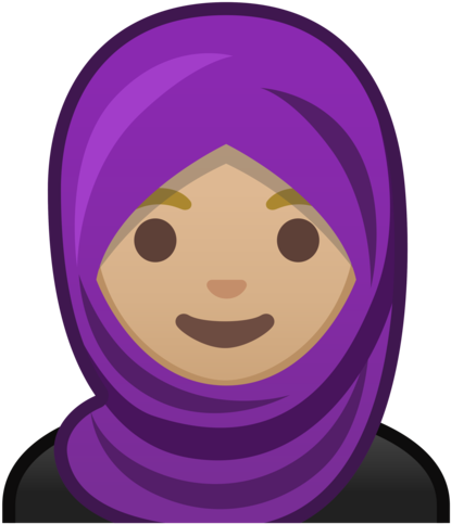 Head Scarf Clip Art Clipart Library - Emoji (512x512)