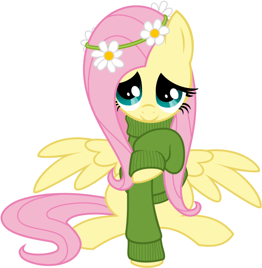 Wingedwolf94, Clothes, Flower In Hair, Fluttershy, - Cartoon (999x1024)