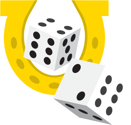 Pair Of Dice - Clip Art Gambling Png (465x448)