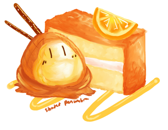 Waddle Dee Cake Slice By Shadedpenumbra - Snack Cake (600x600)