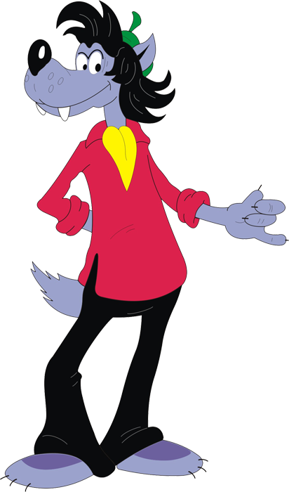 Gray Wolf Hare Animation Soviet Union Character - Nu Pogodi (412x700)