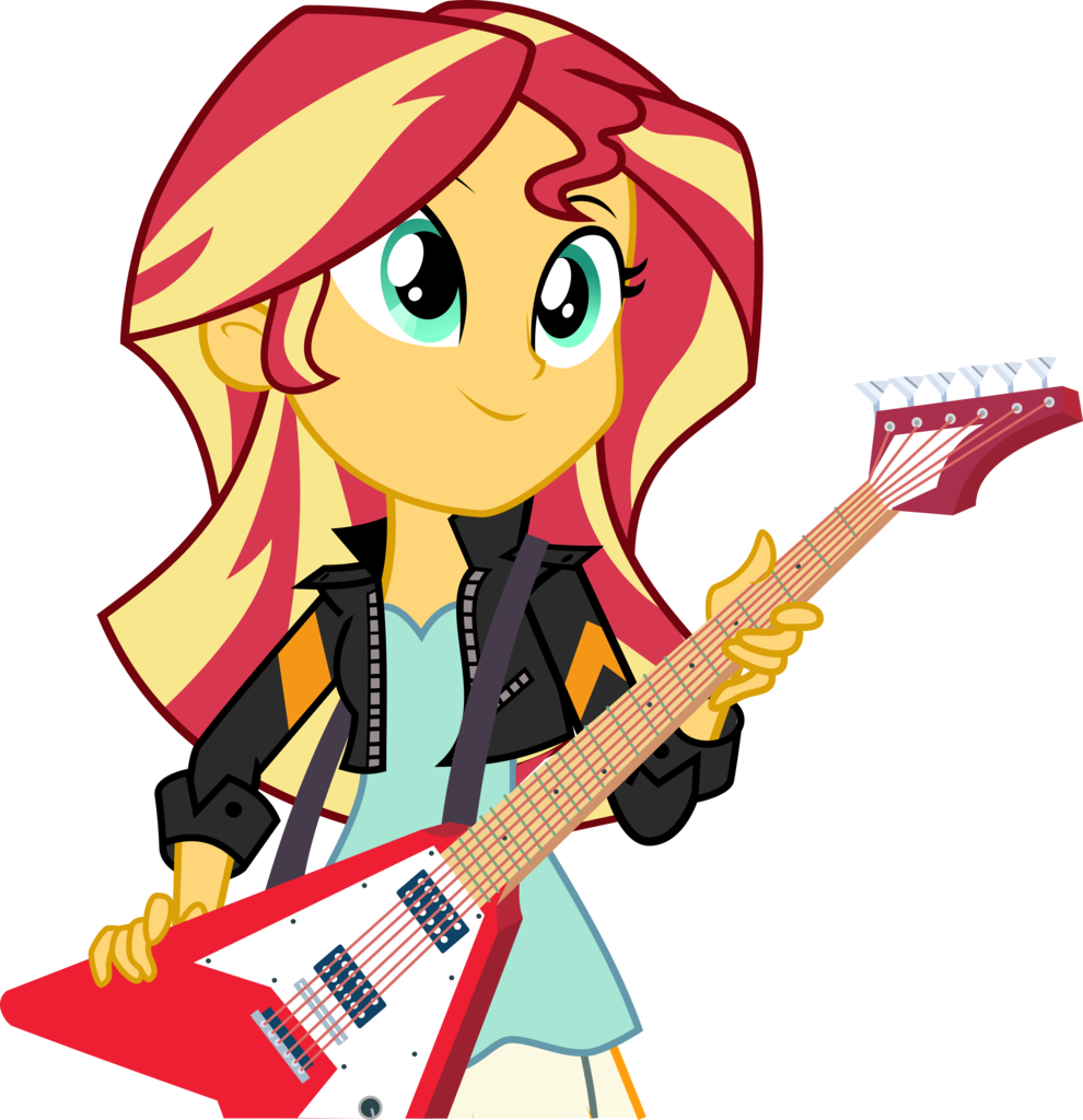 Keronianniroro, Clothes, Cute, Electric Guitar, Equestria - صور ماي ليتل بوني سن ست شيمر (990x1024)