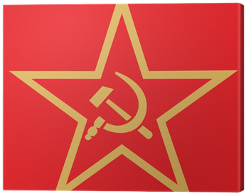 Soviet Union Red Star Canvas Print • Pixers® • We Live - Crazy Russian Hacker Logo (400x400)