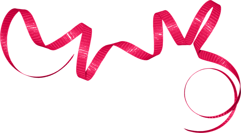 Pin Curly Ribbon Clip Art - Curling Ribbon Png (800x443)