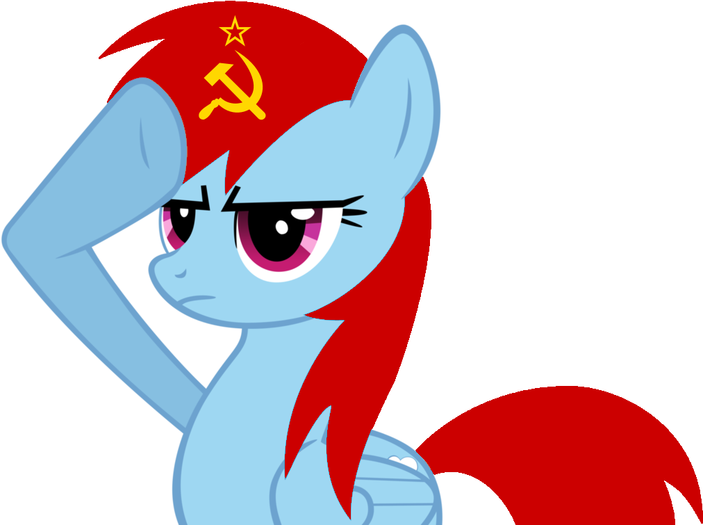 Little Poney Ussr - Flag Of The Soviet Union (1029x777)