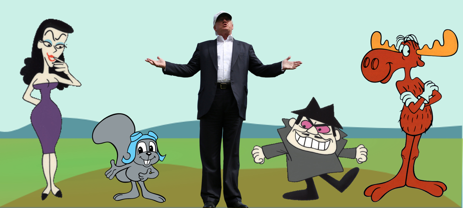 There Was A Television Documentary In The Sixties, - Rocky And Bullwinkle Show (1760x791)