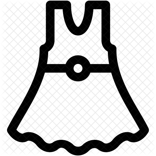 Girl Frock Icon - Icon (512x512)
