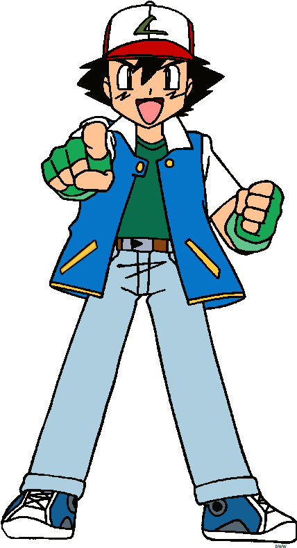 Pokemon Clip Art - Pokemon Clip Art Ash (430x811)