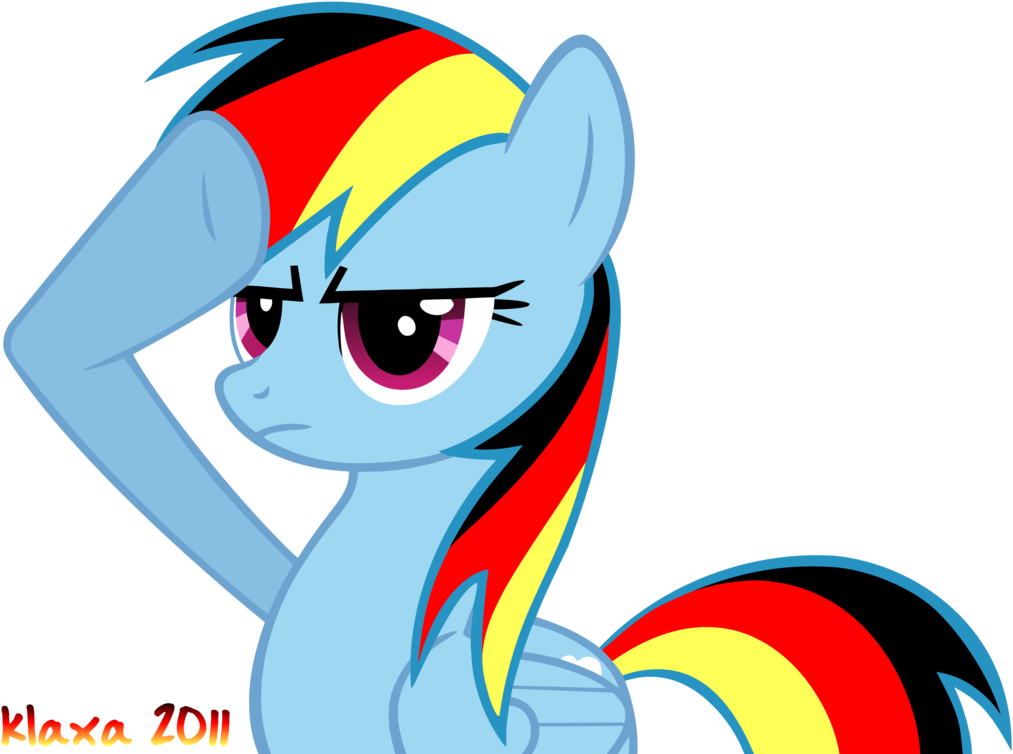 Rainbow Dash German Flag By Klaxa - My Little Pony Deutschland (1029x777)