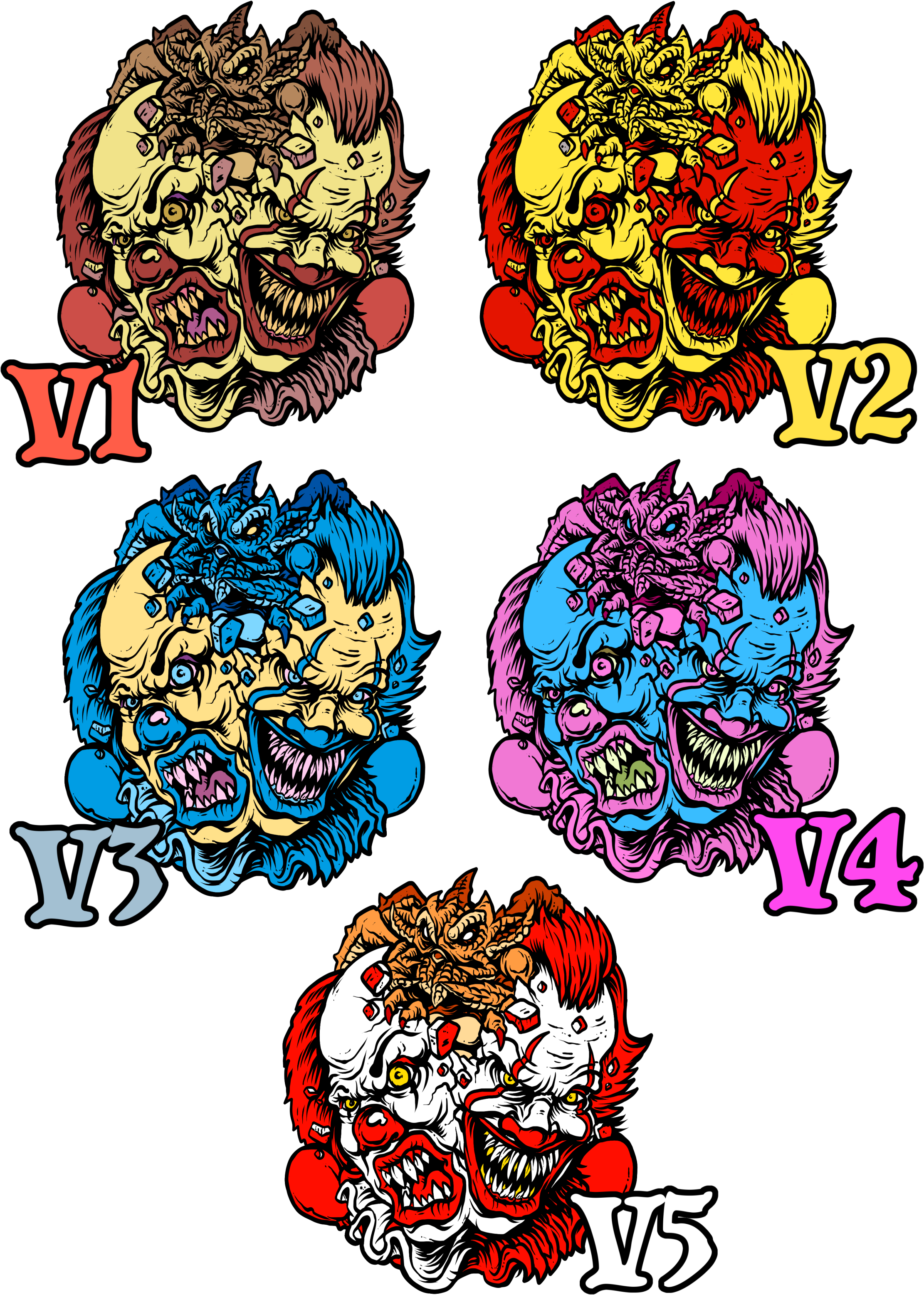 Image Of Clown Cocoon Reboot Pin - Image Of Clown Cocoon Reboot Pin (2285x3181)