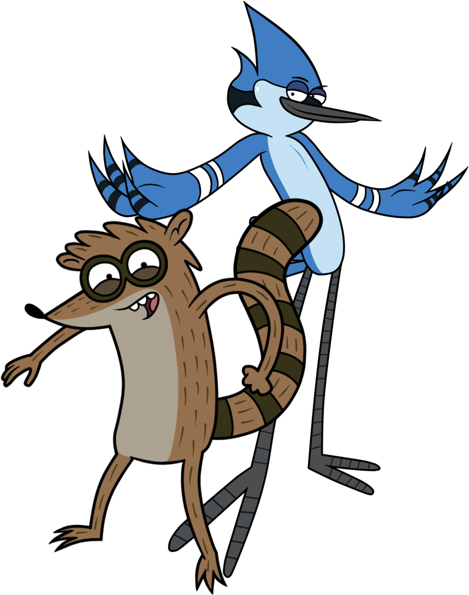 Universe Of Smash Bros Lawl Wiki - Mordecai And Rigby Png (946x1194)