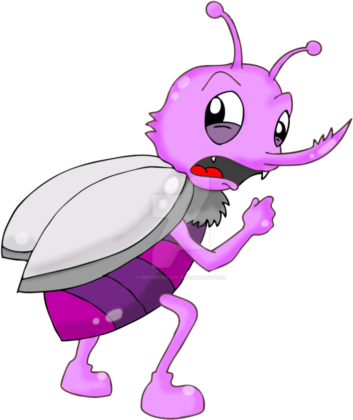 Cartoon Scared Bug 1 By Misterdeacon - Cartoon (757x1056)