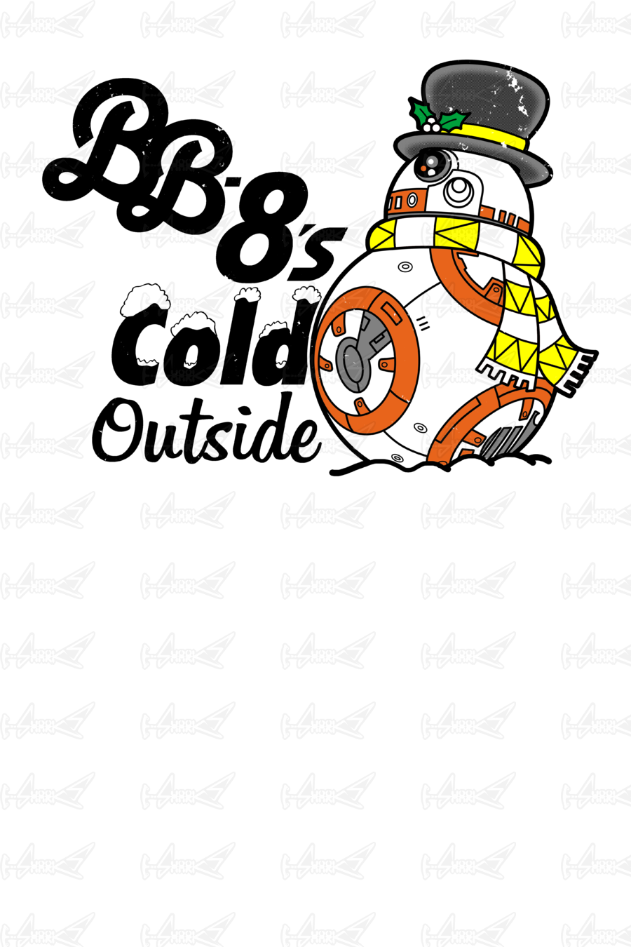 Bb-8's Cold Outside - Bb-8's Cold Outside Mens Hoodie - White/large (900x1350)
