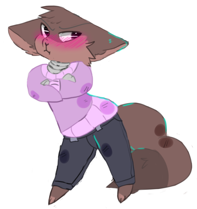 I-i'm Only Wearing This Because It's Cold Outside - Cartoon (894x894)