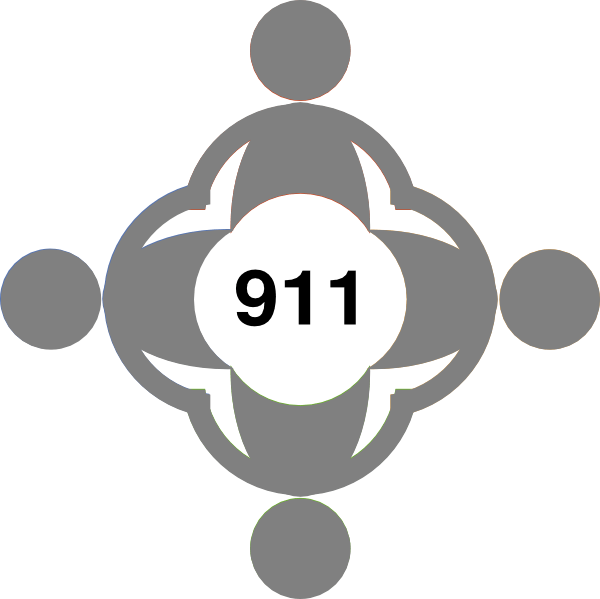 Fire , Dispatch, Paramedic Clip Art - Circle Holding Hands (600x599)