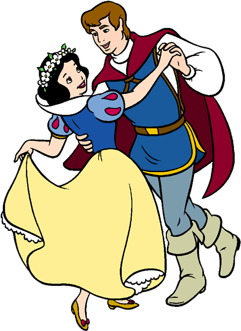 Snow Clip Art Images - Snow White And Prince Clipart (500x677)