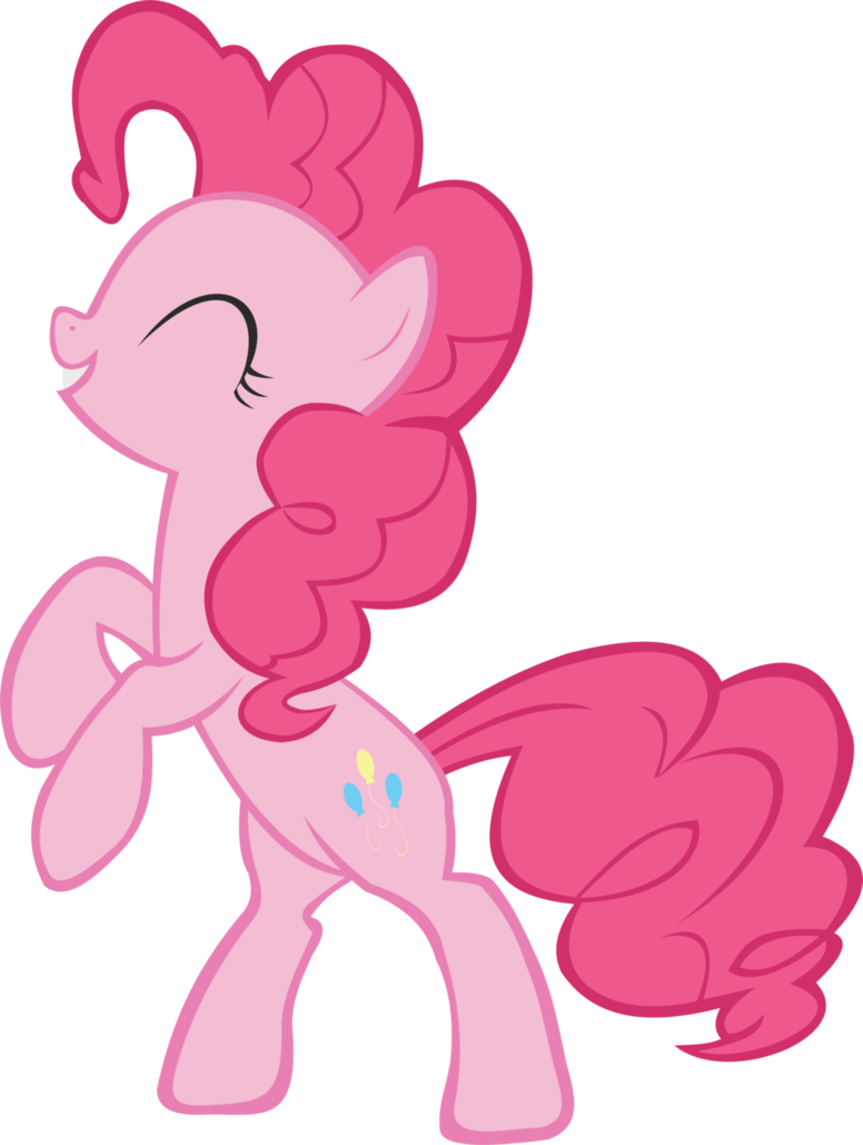 Pinkie Pie Happily Standing Up - Pinkie Pie Standing Up (776x1029)