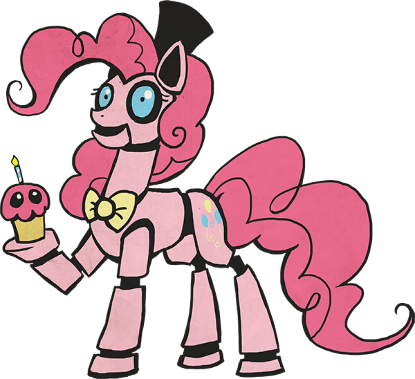 My Little Pony Pinkie Pie Animatronic By Kaizerin - Da My Little Pony Pinkie Pie (600x548)