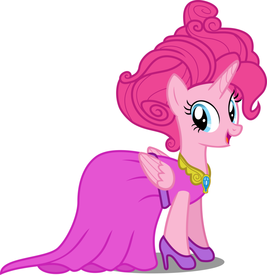 Princess Pinkie Pie By Atomicmillennial - My Little Pony Princess Pinkie (881x906)