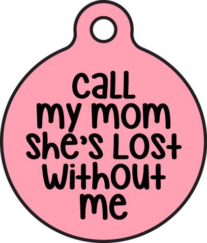 Enjoy Our Wide Selection Of Cheeky Fun Dog Id Tags - Square Sticker 3&quot; X 3&quot; (407x477)