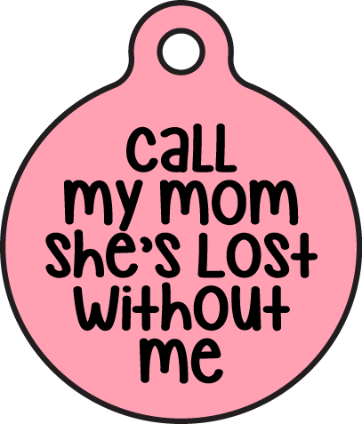Enjoy Our Wide Selection Of Cheeky Fun Dog Id Tags - Square Sticker 3" X 3" (407x477)