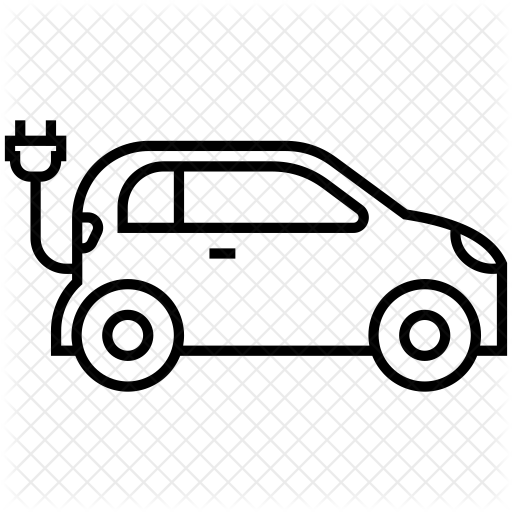 Electric Car Icon - Electric Car (512x512)