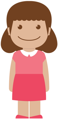 Person Icons Girl - Child (512x512)