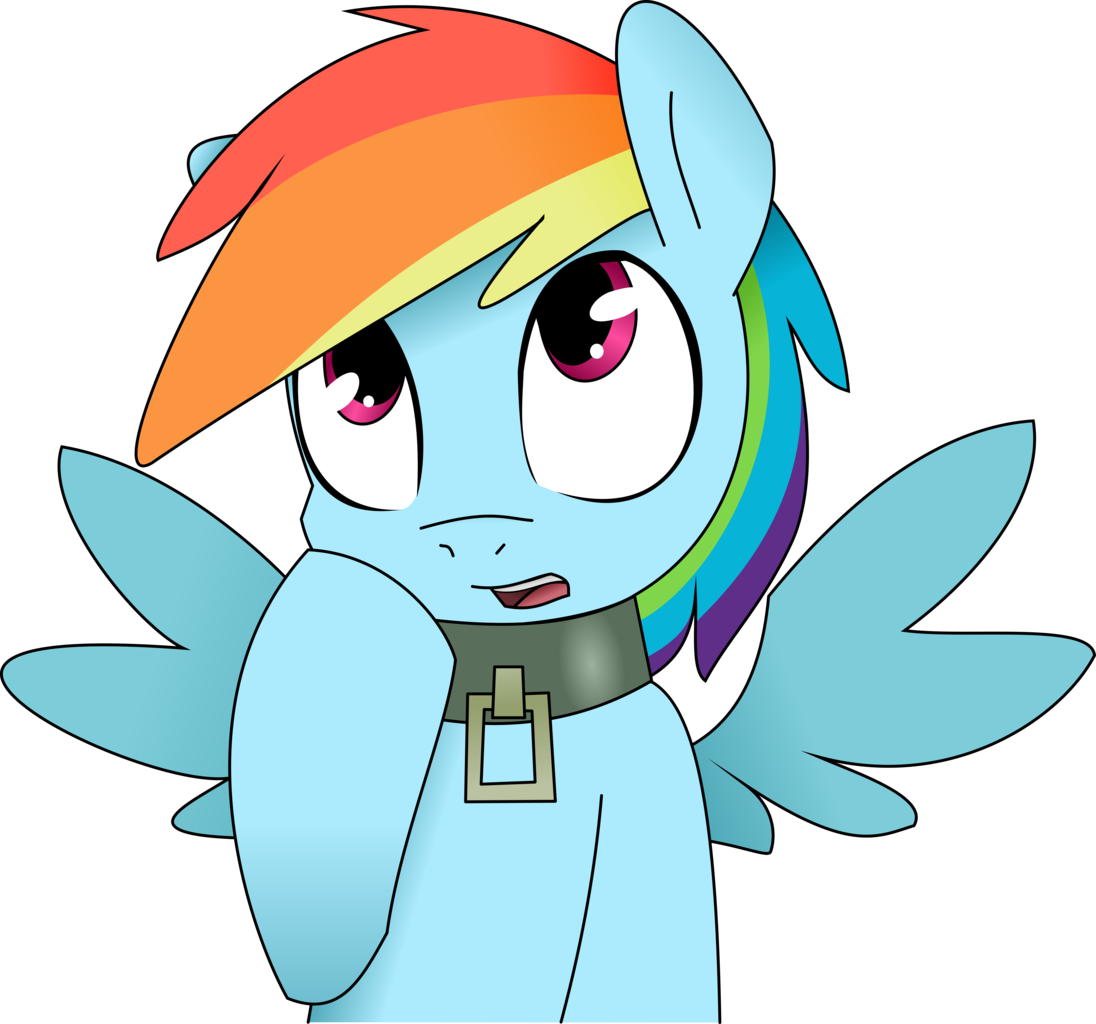You Can Click Above To Reveal The Image Just This Once, - Mlp Rainbow Dash Pet (1096x1024)