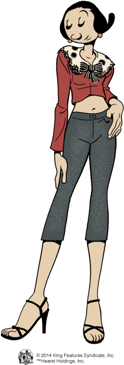 Olive Couture Art3 - Olive Oyl (271x763)