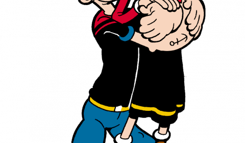 Popeye And Olive Cartoon Wallpaper For Macbook - Popeye E Olivia (480x280)