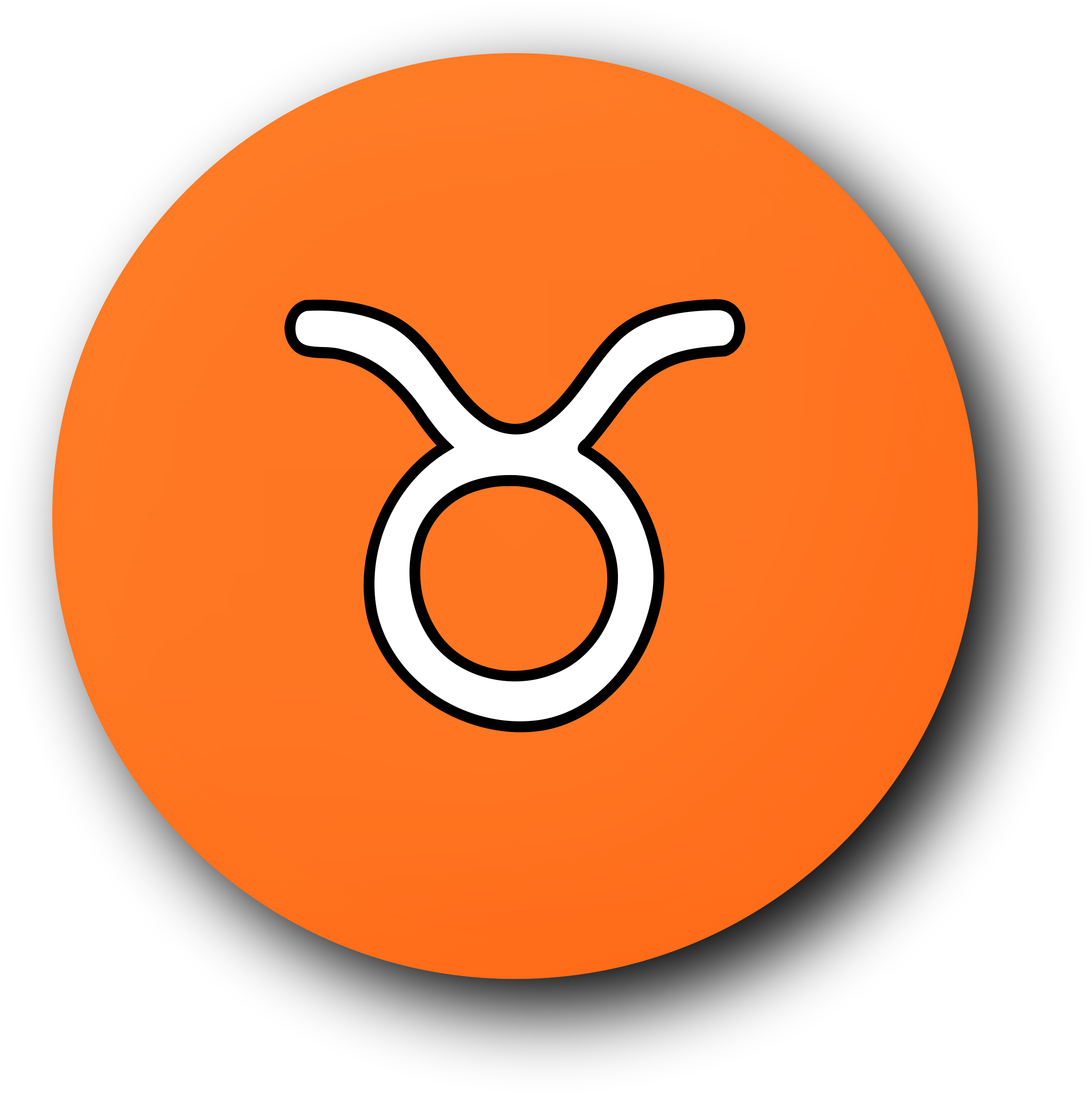 Taurus Clipart Taurus Sign - Clip Art (2363x2365)